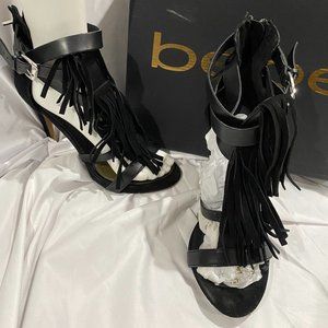 bebe Isella-Fringe-Sandals